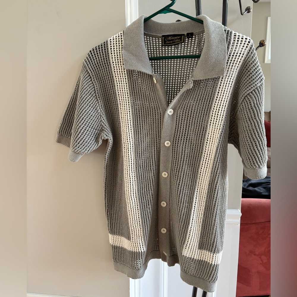 Mens Cotton Knit Shirt